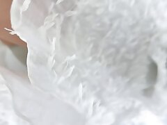 KFC_wearing_the_same_see-through_skirt Cheerleader's Forbidden Fantasy-Riding Coach's Big Dick