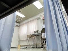 Hoken-shitsu01 Sizzling Asian Temptress Seduces Dildo-Loving Pervert in Steamy Encounter