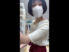 omise-20 Sizzling Japanese MILF-Bush Masturbation & Dildo Orgasm