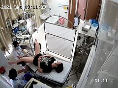 Real_hidden_camera_in_gynecological_cabinet_23 Lucky Nerd Scores Big with Three Sexy Japanese Cosplay Beauties!