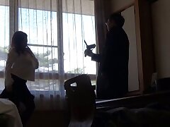 HFD-031 Sizzling MILF Tempts Teens-A Forbidden Threesome Adventure