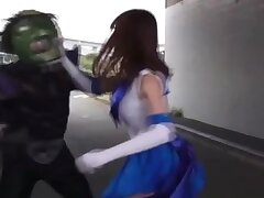 GHOV50_01 Japanese Massage Babe Thrills in Rough Reverse Gangbang Action