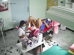 Real_hidden_camera_in_gynecological_cabinet_33 Seductive Tutor Shiori Teaches Her Teacher Intimate Lessons