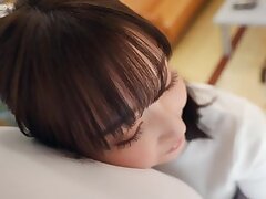 229SCUTE-1407 Passionate Night-Sultry Woman in White Lingerie's Intense Pleasure