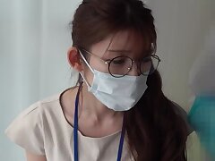 yami32 Passionate Solo Play-Japanese Doll in Stockings Satisfies Herself