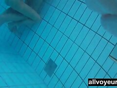 Underwater_Voyeur_in_Sauna_Pool_8 Passionate Asian Beauty Takes Charge with Two Workers at Home