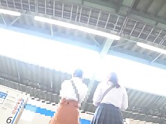 ao10 Stockinged Japanese Beauty Gets Intensely Racedoggy Drilled